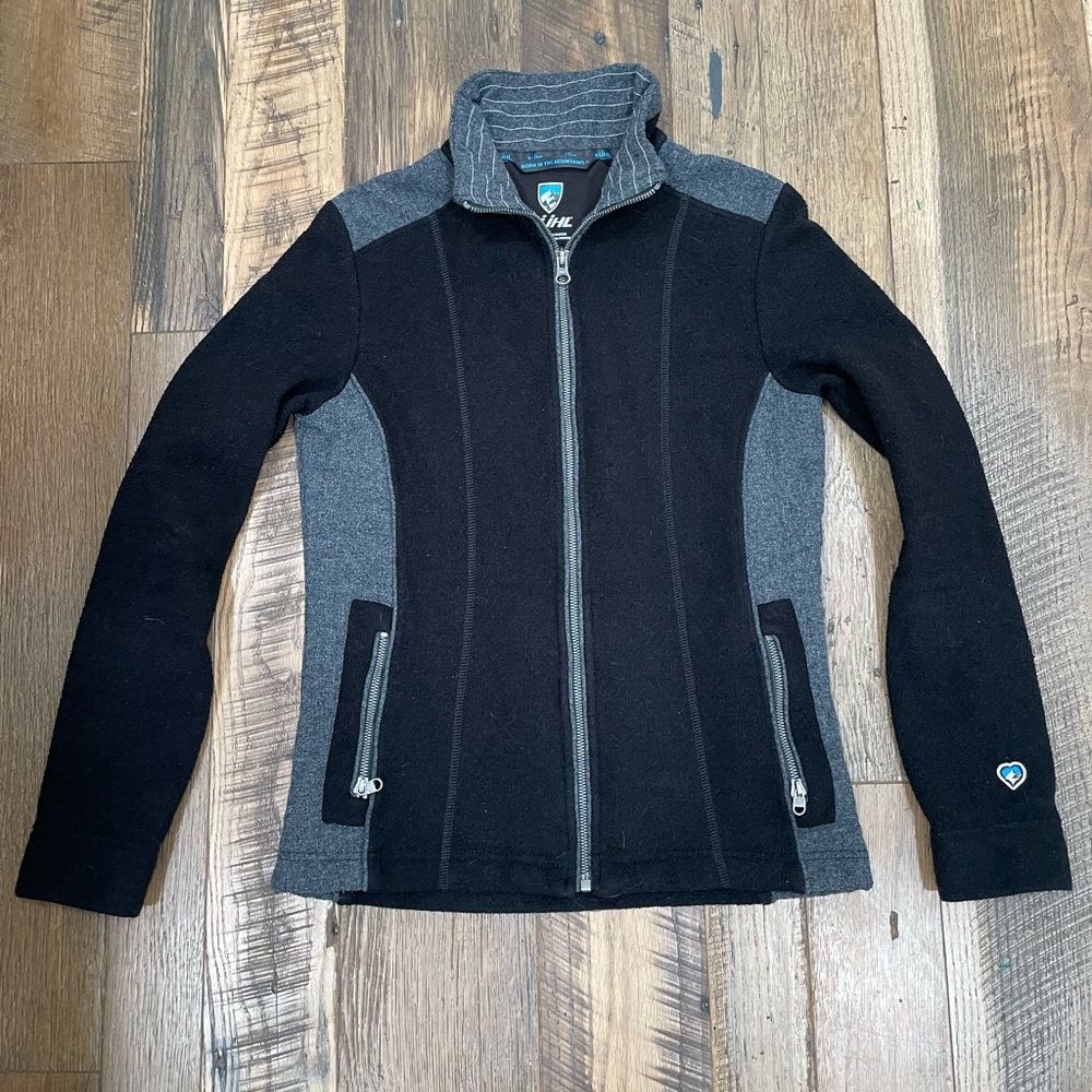 Kuhl Alpaca Fleece full zip jacket Wm S